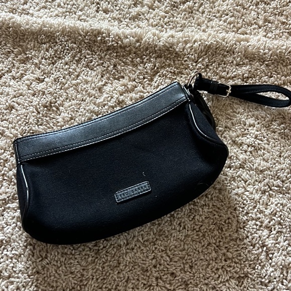 Barely used, well kept, canvas Ted Baker wristlet - Picture 2 of 4